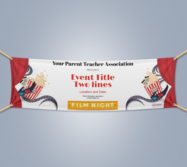 Picture of Film Night Landscape Outdoor PVC Banner - 1m x 4m
