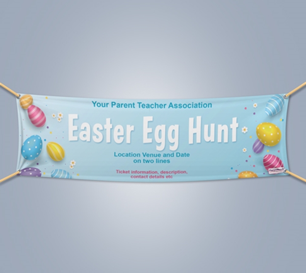 Picture of Easter Landscape Outdoor PVC Banner - 1m x 4m