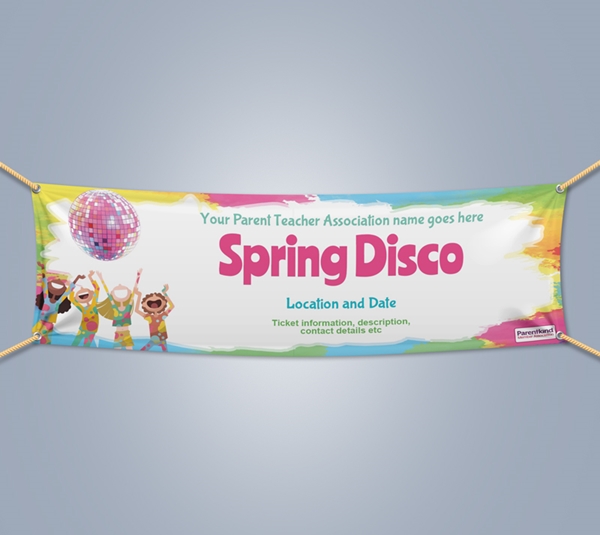 Picture of Disco Landscape Outdoor PVC Banner - 1m x 4m